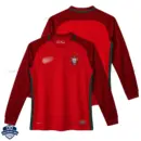Retro Portugal Champion Home Men Football Shirt 2016 Long Sleeve