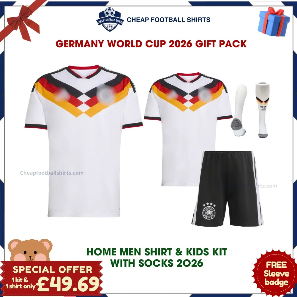 Germany World Cup 2026 Gift Pack – Home Dad Shirt and Son Kit