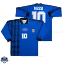 Retro Argentina MESSI 10 Away Men Cheap Football Shirt 1994 Long Sleeve - Overview