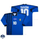 Retro Argentina MARADONA 10 Away Men Cheap Football Shirt 1994 Long Sleeve - Overview