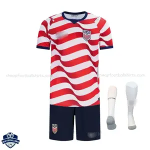 USA World Cup 2026 Home Adult Cheap Football Kit - Front View
