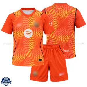 Barcelona Orange Goalkeeper Kids Cheap Football Kit 2026/27 - Overview