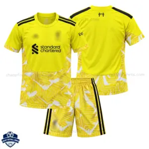 Liverpool Yellow Goalkeeper Kids Cheap Football Kit 2026/27- Overview