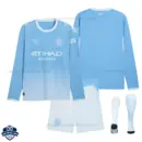 Manchester City Home Kids Cheap Football Kit 2026/27 Long Sleeve - Overview