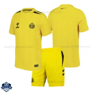 Sunderland AFC Yellow Goalkeeper Kids Cheap Football Kit 2026/27 - Overview